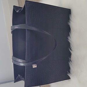 BEIS the Work Tote in Croc